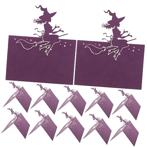 Healifty 50Stücke Halloween Tischkarten für Hochzeiten und Partys Praktische Platzkarten im Hexen Design für Dekoration und Gästeverwaltung Healifty 50Stücke Halloween Tischkarten für Hochzeiten und Partys Praktische Platzkarten im Hexen Design für Dekoration und Gästeverwaltung von Healifty