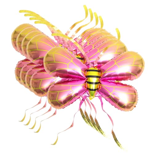 Healifty 5Stücke Bienenflügelballon Aluminium Folienballons für Feenpartys Große Dekorative Luftballons für Kindergeburtstage und Cosplay Dekoration Innen und Außenanwendungen Healifty 5Stücke Bienenflügelballon Aluminium Folienballons für Feenpartys Große Dekorative Luftballons für Kindergeburtstage und Cosplay Dekoration Innen und Außenanwendungen von Healifty