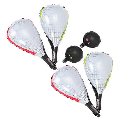 Healifty 6 Stück Aufblasbarer Kürbisschläger Hochzeitsballon Tennisball-ballon Aluminiumballon Abschlussfeier Ballon Partyzubehör Zum Thema Tennis Sport-ausschnitte-ballon Aluminiumfolie Healifty 6 Stück Aufblasbarer Kürbisschläger Hochzeitsballon Tennisball-ballon Aluminiumballon Abschlussfeier Ballon Partyzubehör Zum Thema Tennis Sport-ausschnitte-ballon Aluminiumfolie von Healifty