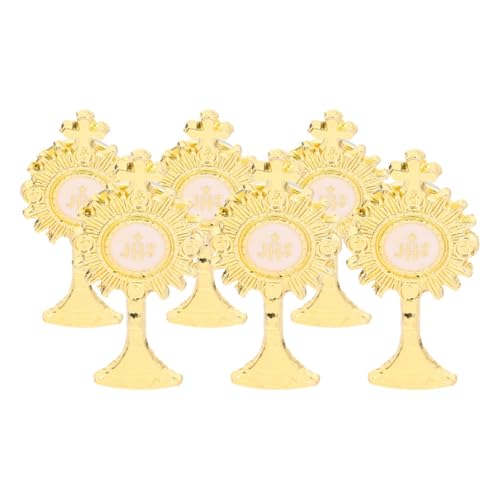 Healifty 6 Stück Erste Kommunion Anstecknadel Katholische Brustnadel Jhs Kreuzbrosche Heiliges Design Dekorative Geschenkidee für Religiöse Feiern Healifty 6 Stück Erste Kommunion Anstecknadel Katholische Brustnadel Jhs Kreuzbrosche Heiliges Design Dekorative Geschenkidee für Religiöse Feiern von Healifty