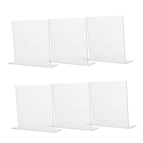 Healifty 6 Stück Tischkarten Blanko für Hochzeiten Tischnummern für Restaurant und Feierlichkeiten Transparent für DIY Dekorationen Healifty 6 Stück Tischkarten Blanko für Hochzeiten Tischnummern für Restaurant und Feierlichkeiten Transparent für DIY Dekorationen von Healifty