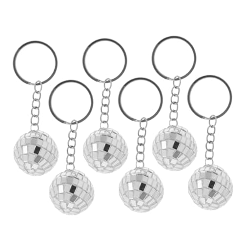 Healifty 6Stücke Disco Kugel Schlüsselanhänger Silberne Spiegelkugel für Party Dekoration Vielseitige Retro Partygeschenke Glänzende Ornamente für Hochzeiten und Geburtstagsfeiern Healifty 6Stücke Disco Kugel Schlüsselanhänger Silberne Spiegelkugel für Party Dekoration Vielseitige Retro Partygeschenke Glänzende Ornamente für Hochzeiten und Geburtstagsfeiern von Healifty