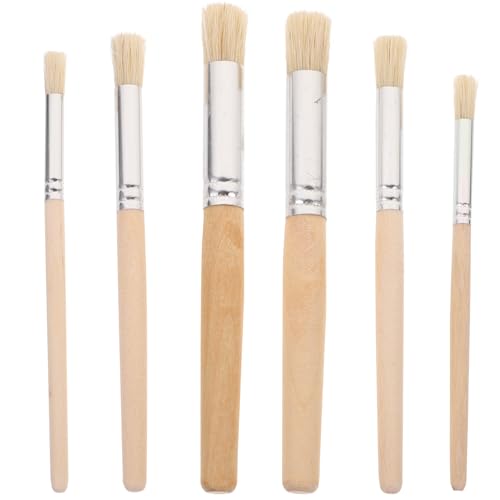 Healifty 6pcs runden Pinsel Holzgriff unterschiedlicher Größe professionelle Anfänger Werkzeug für Acryl Aquarell Ölgemälde Healifty 6pcs runden Pinsel Holzgriff unterschiedlicher Größe professionelle Anfänger Werkzeug für Acryl Aquarell Ölgemälde von Healifty