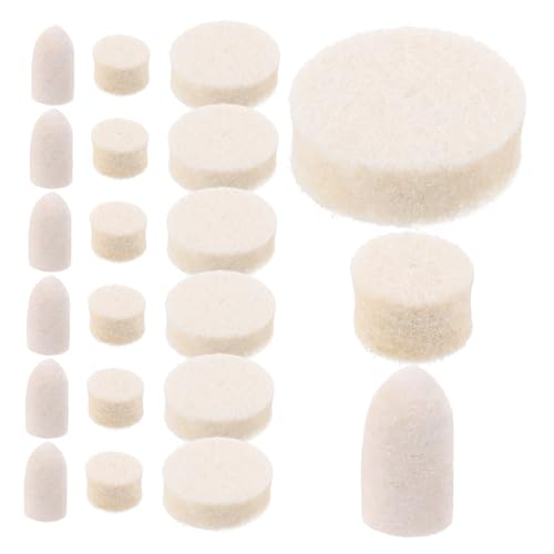 Healifty 75 Stück Nagellack-Set polierpads polishing pad schmuckreinigung überlack nägel schleifleinen Polierkopf Polierscheibe aus Wolle Polierset Polierköpfe Polierpad aus Wolle Weiß Healifty 75 Stück Nagellack-Set polierpads polishing pad schmuckreinigung überlack nägel schleifleinen Polierkopf Polierscheibe aus Wolle Polierset Polierköpfe Polierpad aus Wolle Weiß von Healifty