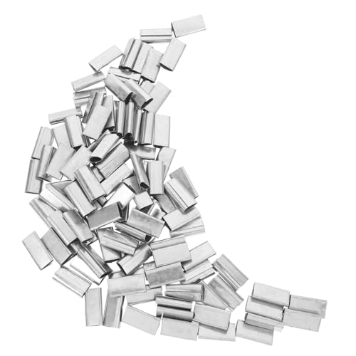 Healifty Banderolierclips Für Umreifungsbänder Verpackungsbanderolierclip Metallbandingclips Siegel Zum Umreifen Strap Clip Umreifungssiegel Greiferbandclip Verpackungsbandsiegel von Healifty