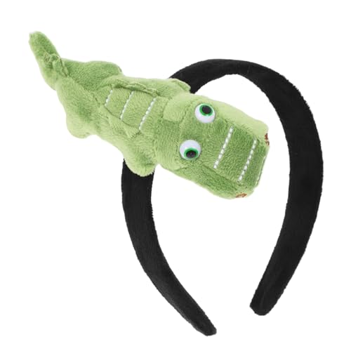 Healifty Cute Crocodile Headband für Partys Verstellbares Haaraccessoire für Cosplay Festivals Weiches Material Sicherer Halt Für Altersgruppen von Healifty