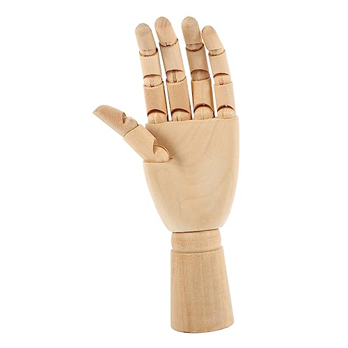 Healifty Flexibles Holz Hand Modell Bewegliche Gliederpuppe für Zeichnen Skizzieren für Künstler Schüler als Dekoration für Zuhause oder Büro Healifty Flexibles Holz Hand Modell Bewegliche Gliederpuppe für Zeichnen Skizzieren für Künstler Schüler als Dekoration für Zuhause oder Büro von Healifty