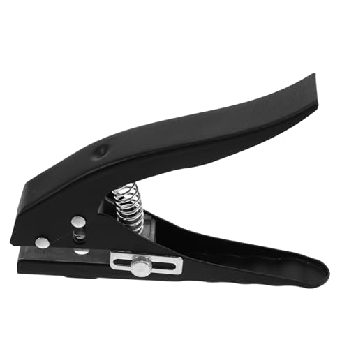 Healifty Handheld Lochstanzer für PVC Becherdeckel zum Erstellen Einzelner Luftlöcher Transportboxen Unverzichtbares Werkzeug für Gastronomie Schwarz von Healifty