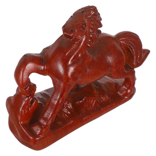 Healifty Holzfigur Feng Shui Skulptur für Jahr Chinesisches Tierkreiszeichen Vintage Holz für Büro Regal und Schrank Healifty Holzfigur Feng Shui Skulptur für Jahr Chinesisches Tierkreiszeichen Vintage Holz für Büro Regal und Schrank von Healifty