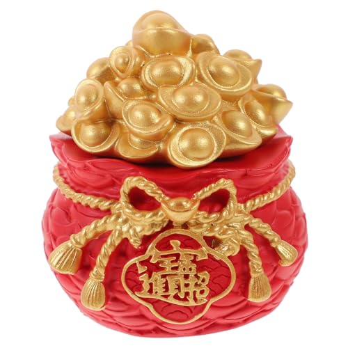 Healifty Kreatives Geldbeutel Ornament aus Resin Glücksbringer für Auto und Heimdekoration für Neujahr und Besondere Anlässe Healifty Kreatives Geldbeutel Ornament aus Resin Glücksbringer für Auto und Heimdekoration für Neujahr und Besondere Anlässe von Healifty