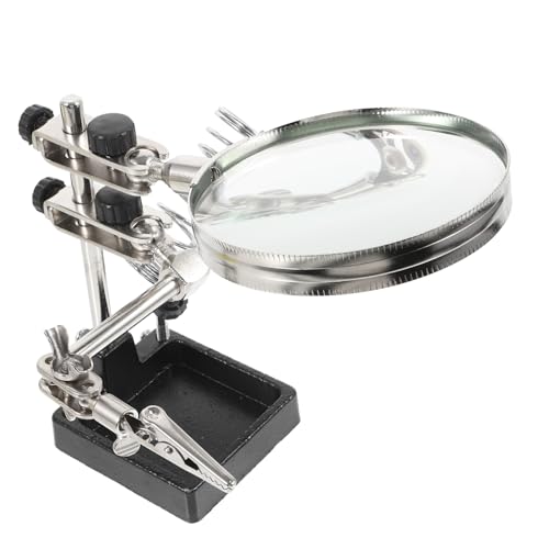 Healifty Lupenstation Löthalter Lupen-Lötstation Lötständer Lupe mit Licht Lötkolbenständer Kits lötet Lötstation Bausatz Lötkolbenhalter Halter für Lötkolben Metall Healifty Lupenstation Löthalter Lupen-Lötstation Lötständer Lupe mit Licht Lötkolbenständer Kits lötet Lötstation Bausatz Lötkolbenhalter Halter für Lötkolben Metall von Healifty