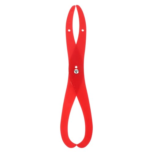 Healifty Messschieber mit gebogenem Bein aus Kunststoff, Tonmesswerkzeug, Tonskulptur, Keramikwerkzeug zum Schnitzen, Formen, Tonskulptur, Modellierung, 15,2 cm, Rot von Healifty