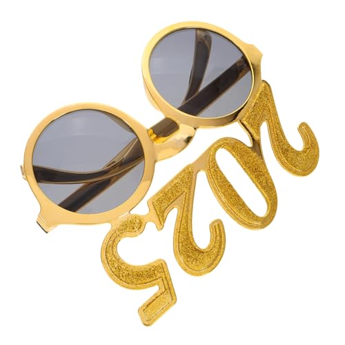 Healifty Neujahrsbrille Lustige und Stilvolle Foto Requisite für Silvesterpartys Dekorative Runde Sonnenbrille für Erwachsene Accessoires für Unvergessliche Feiern Healifty Neujahrsbrille Lustige und Stilvolle Foto Requisite für Silvesterpartys Dekorative Runde Sonnenbrille für Erwachsene Accessoires für Unvergessliche Feiern von Healifty