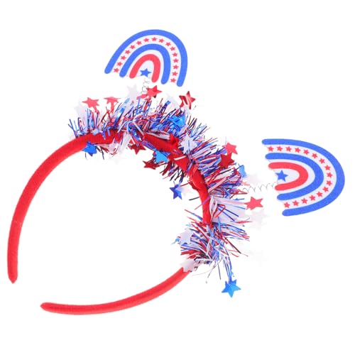Healifty Patriotic Star Stirnband Für Independence Day Bequeme Flagge Tag Stirnband Für Partys Geburtstage Und Feierlichkeiten Amerikanische Flagge Haarband Für Alle Frisuren von Healifty