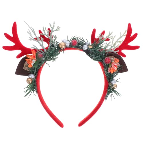 Healifty Rentiergeweih Weihnachts-Stirnband für Frauen: Hirschgeweih, Haarreif, Kostümzubehör für Weihnachtsfeiern, Gastgeschenke, Fotoautomaten Healifty Rentiergeweih Weihnachts-Stirnband für Frauen: Hirschgeweih, Haarreif, Kostümzubehör für Weihnachtsfeiern, Gastgeschenke, Fotoautomaten von Healifty