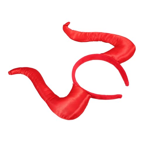 Healifty Teufelshörner Haarreif für Halloween Rotes PU Kunstleder Gothic Kopfschmuck für Kostümpartys Angenehm zu Perfektes Accessoire für Cosplay und Fotos Healifty Teufelshörner Haarreif für Halloween Rotes PU Kunstleder Gothic Kopfschmuck für Kostümpartys Angenehm zu Perfektes Accessoire für Cosplay und Fotos von Healifty