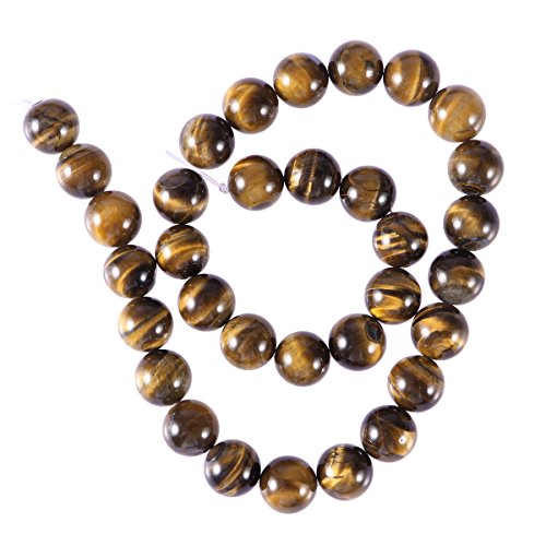 Healifty 37stücke Natürliche Runde Tigerauge Perlen Ab-qualität Für Schmuckherstellung Lose Steinperlen Für Armbänder Halsketten Und Kreative Projekte Healifty 37stücke Natürliche Runde Tigerauge Perlen Ab-qualität Für Schmuckherstellung Lose Steinperlen Für Armbänder Halsketten Und Kreative Projekte von Healifty