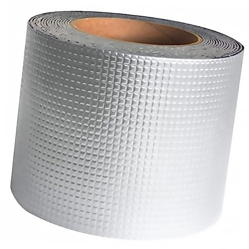 Healifty Wasserdichtes Klebeband Butylband Wasserdichte Folie Aluminiumdichtung Klebeband Reparaturband Mastix Sanitärband Dichtungsrohr Kanalkleber Home Butylband Butylkautschukband von Healifty