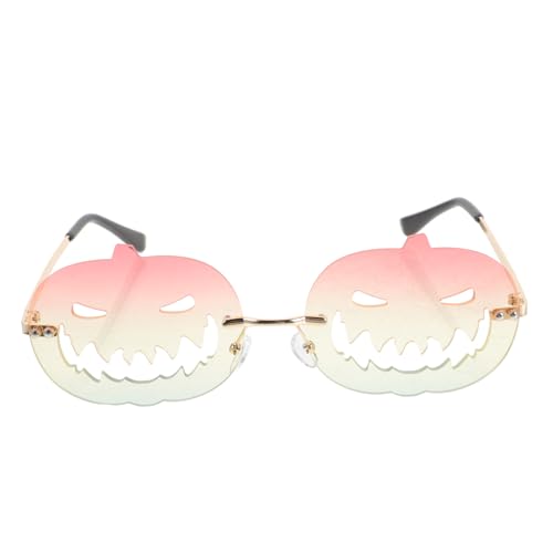 Healvian 1 Paar Kürbis - halloween halloween brillen rahmenlose party partygläßer felsige Brille rahmenlose Brillen Plastik Colorful Healvian 1 Paar Kürbis - halloween halloween brillen rahmenlose party partygläßer felsige Brille rahmenlose Brillen Plastik Colorful von Healvian
