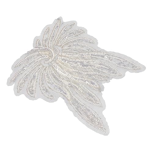 Healvian 1 Paar Sew Wing Patches Dekorative Applikationen für Kleidung Jacken Vielseitige DIY Accessoires Zartem für Kostümdesign Kreative Projekte von Healvian