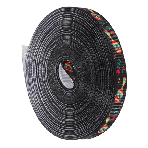 Healvian 1 Rolle Cinco De Mayo Geschenkband Mexikanisches Ribbon für DIY Basteln Verpacken und Party Dekoration Yards Breit Festliches Design für Einzigartige Feiern von Healvian