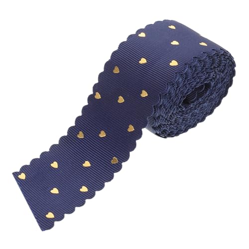 Healvian 1 Rolle Wellenförmiges Herzband Dunkelblau Yards Dekorationsband für Valentinstag Muttertag Hochzeiten DIY Bastelprojekte Geschenkverpackungen und Partys Healvian 1 Rolle Wellenförmiges Herzband Dunkelblau Yards Dekorationsband für Valentinstag Muttertag Hochzeiten DIY Bastelprojekte Geschenkverpackungen und Partys von Healvian