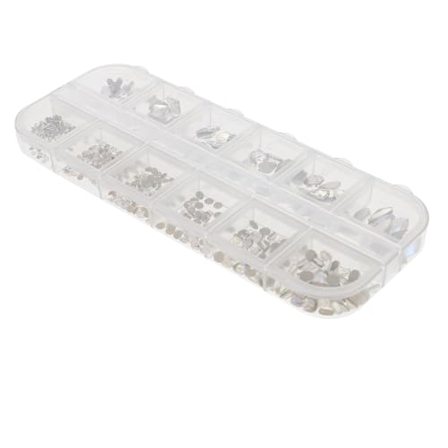 Healvian 1 Schachtel Manicure Decors Bunte Ab Holographische Nagel Diamanten in Verschiedenen Formen Starke Haltbarkeit Sicher und für Fingernägel Feiern Wie Weihnachten und Geburtstag Healvian 1 Schachtel Manicure Decors Bunte Ab Holographische Nagel Diamanten in Verschiedenen Formen Starke Haltbarkeit Sicher und für Fingernägel Feiern Wie Weihnachten und Geburtstag von Healvian