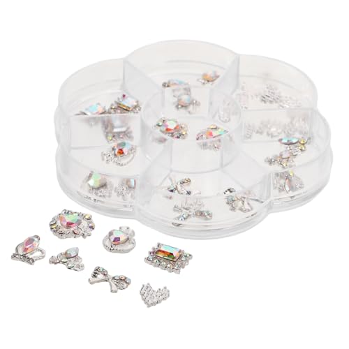 Healvian 1 Schachtel Nagelschmuck aus Legiertem Material mit Funkelnden Herz- Schleifen Kronenformen Nail Art Charms für Valentinstag Hochzeit und Kreative Diy-maniküre Healvian 1 Schachtel Nagelschmuck aus Legiertem Material mit Funkelnden Herz- Schleifen Kronenformen Nail Art Charms für Valentinstag Hochzeit und Kreative Diy-maniküre von Healvian