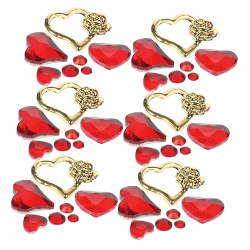 Healvian 1 Schachtel Nail Charms Herzform Teiliges Flache Strasssteine für Gel Nails Rosé Champagner Schmuck für Frauen Langlebige Nagelverzierung mit Einzigartigem Healvian 1 Schachtel Nail Charms Herzform Teiliges Flache Strasssteine für Gel Nails Rosé Champagner Schmuck für Frauen Langlebige Nagelverzierung mit Einzigartigem von Healvian