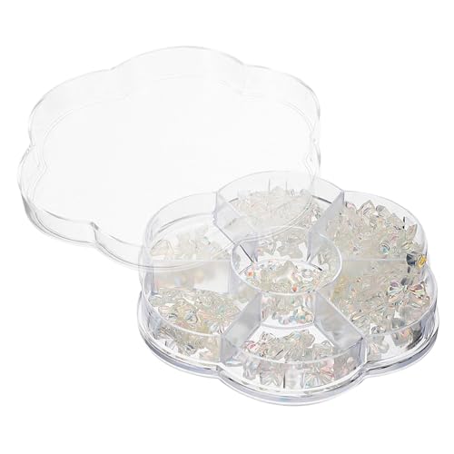 Healvian 1 Schachtel Nail Charms mit schimmernder Schleife aus Langlebigem Resin Auffälliges Design Einfache Anwendung für Damen Maniküre Nagelkunst Schmuck für Hochzeit Geburtstag von Healvian