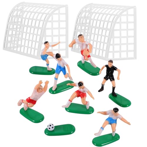 Healvian 1 Set Kreative Kuchendekorations-Requisiten Fußballmannschaftsfiguren Desktop-Fußballmannschaftsstatuen Healvian 1 Set Kreative Kuchendekorations-Requisiten Fußballmannschaftsfiguren Desktop-Fußballmannschaftsstatuen von Healvian