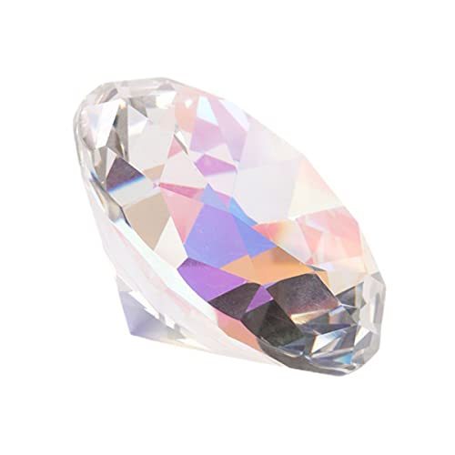 Healvian 1 Stück Fake Diamond Dekoration für Fotografie Transparentes Accessoire für Nagelstudios Hochzeits und Party Dekoration Kreative Foto Requisiten von Healvian