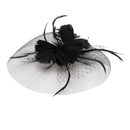 Healvian 1 Stück Feder Blumen Stirnband Brautkopfbedeckung Haarschmuck Für Die Braut Stirnband 1920er Jahre Haarschmuck Für Frauen Braut Haarband Gittergewebe Black Healvian 1 Stück Feder Blumen Stirnband Brautkopfbedeckung Haarschmuck Für Die Braut Stirnband 1920er Jahre Haarschmuck Für Frauen Braut Haarband Gittergewebe Black von Healvian