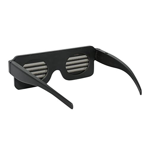 Healvian 1 Stück LED Luminous Brille mit Dynamischem Muster Farbwechselnde Party Dekoration für Bars Feierlichkeiten Farben Ergonomisches Design Lustig von Healvian