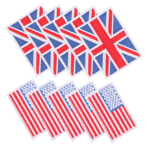 Healvian 10 Stück Gestickte Stoffabzeichen Flecken Flagge bestickt Vereinigte Staaten Patches Aufnäher für Hemden Hutflicken zum Aufbügeln Aufnäher für Kleidung Flicken aufnähen Polyester Healvian 10 Stück Gestickte Stoffabzeichen Flecken Flagge bestickt Vereinigte Staaten Patches Aufnäher für Hemden Hutflicken zum Aufbügeln Aufnäher für Kleidung Flicken aufnähen Polyester von Healvian