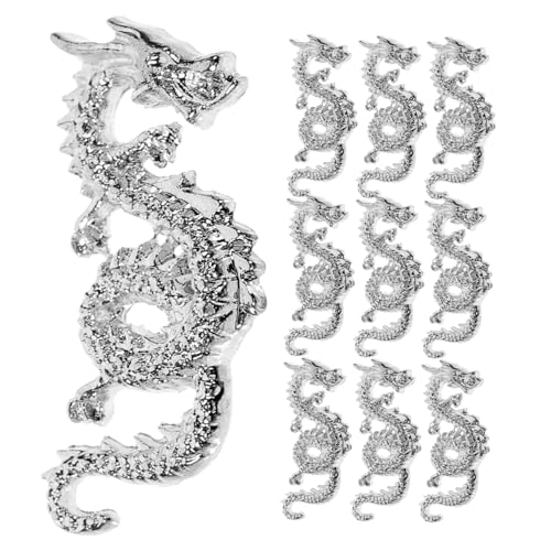 Healvian 10 Stück Teiliges Nagel Charms Metalllegierung Dragon Design Nagelschmuck mit Hellem Glanz für Maniküre Nailart Dekorationen Weihnachts und Partyanlässe Geeignet Healvian 10 Stück Teiliges Nagel Charms Metalllegierung Dragon Design Nagelschmuck mit Hellem Glanz für Maniküre Nailart Dekorationen Weihnachts und Partyanlässe Geeignet von Healvian