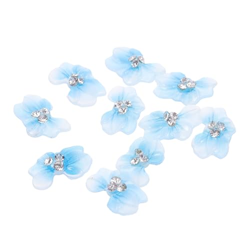 Healvian 10 Stück Teiliges Nail Art mit Blauen Harzblumen und Perlen Nagelblumen Dekoration für DIY Maniküre Vielseitige Schmuckornamente für Nägel und Bastelarbeiten Healvian 10 Stück Teiliges Nail Art mit Blauen Harzblumen und Perlen Nagelblumen Dekoration für DIY Maniküre Vielseitige Schmuckornamente für Nägel und Bastelarbeiten von Healvian