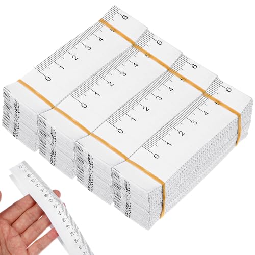 Healvian 100stücke Papier Maßband 1m Papier Metermass Flexibles Beidseitiges Körpermaßband Für Präzise Messungen Einweg-papiermaßbänder Für Körperumfänge Schneiderarbeiten Und Nähen Doppelskala von Healvian