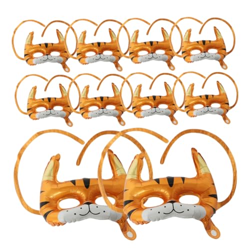 Healvian 10stücke Tiger Maskenballon Aluminium Folienballon Für Tier-mottopartys Lustige Dekoration Für Und Geburtstagsfeiern Einfach Zu Befüllen Und Auffällig Healvian 10stücke Tiger Maskenballon Aluminium Folienballon Für Tier-mottopartys Lustige Dekoration Für Und Geburtstagsfeiern Einfach Zu Befüllen Und Auffällig von Healvian