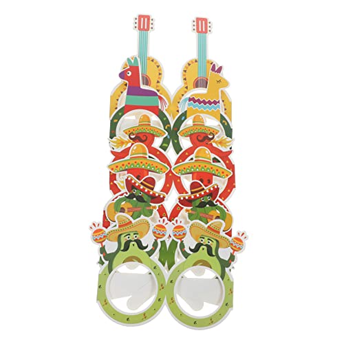 Healvian 12 Stück 3D -Brillen -Requisiten mexikanische Papierbrille Mexikanische Dekorationen Sonnenbrille Fiesta-Gastgeschenke mexikanische lustige Brille Mexikanische Festivaldekorationen Healvian 12 Stück 3D -Brillen -Requisiten mexikanische Papierbrille Mexikanische Dekorationen Sonnenbrille Fiesta-Gastgeschenke mexikanische lustige Brille Mexikanische Festivaldekorationen von Healvian