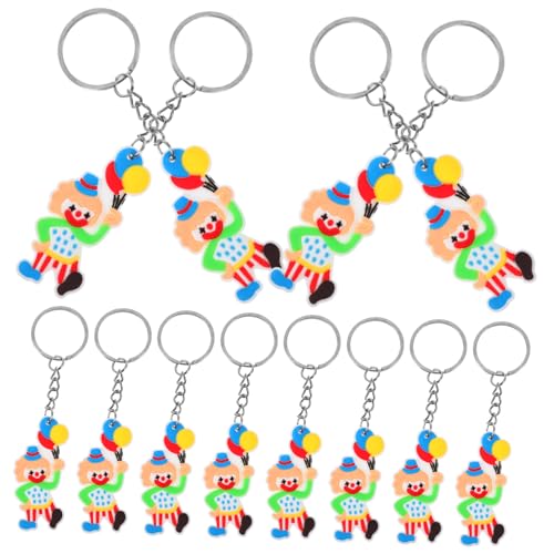 Healvian 12 Stück Clown-Schlüsselanhänger Perlen Clownfigur Schlüsselanhänger Mini Zirkusornamente Reiz geldbörsen deko Brieftasche Zirkus-Themenparty Zirkuszauber Clown Circus PVC Healvian 12 Stück Clown-Schlüsselanhänger Perlen Clownfigur Schlüsselanhänger Mini Zirkusornamente Reiz geldbörsen deko Brieftasche Zirkus-Themenparty Zirkuszauber Clown Circus PVC von Healvian