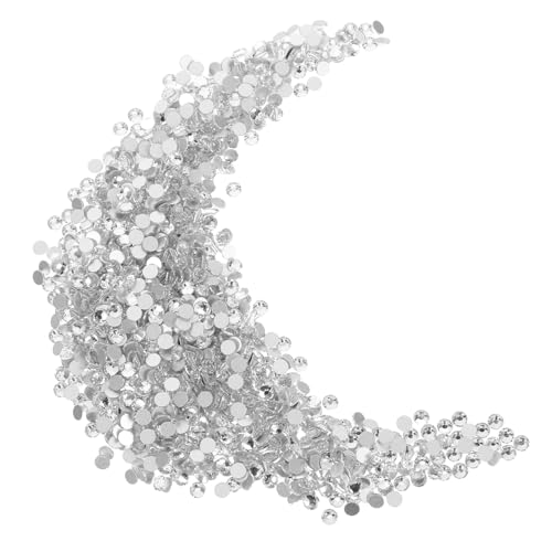 Healvian 1440 Stück Strasssteine Rund Flachboden Schmucksteine für DIY Nail Art Kleidung Schuh Dekoration Langlebig und Funkelnd Weiß Healvian 1440 Stück Strasssteine Rund Flachboden Schmucksteine für DIY Nail Art Kleidung Schuh Dekoration Langlebig und Funkelnd Weiß von Healvian