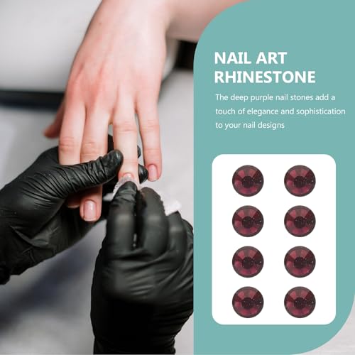 Healvian 1440-teiliges Nagel-Strassstein-Set: 2,8 mm farbige Flatback-Edelsteine – glänzende Nagelkunst-Anhänger – DIY-Verzierungsset für professionelle Maniküre im Salon zu Hause von Healvian