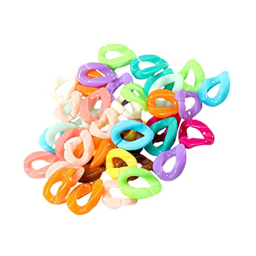 Healvian 150 Stück Kunststoff Clip Diy Bastelclips für Armbänder Taschenketten Ohrringe Einfach zu Bedienen Langlebig von Healvian