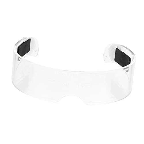 Healvian 1Pc Leuchtbrille Partybrille Partydekoration Blinkbrille Party Erwachsene Neonbrille Partybrille Leuchtbrille LED Halloween Brille LED Sonnenbrille Für Party Kunststoff von Healvian