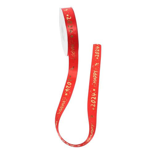 Healvian 1Rolle Neujahrsband Schneidbares Geschenkband Für DIY Dekoration Farbiges Geschenkverpackungsband Mit Festlichem Druckdesign Für Neujahrspartys Und Weihnachtsbaumdeko Healvian 1Rolle Neujahrsband Schneidbares Geschenkband Für DIY Dekoration Farbiges Geschenkverpackungsband Mit Festlichem Druckdesign Für Neujahrspartys Und Weihnachtsbaumdeko von Healvian