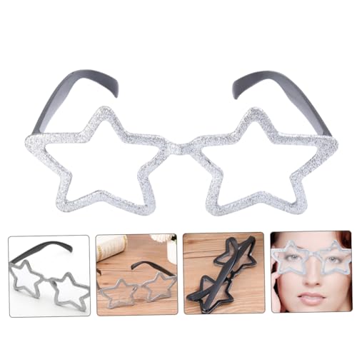 Healvian 2 Paare Pentagramm-brille Fancy Sonnenbrille Festival Sonnenbrille Festival Brillen Sonnenbrille Lustig Cosplay-zubehör Party Brille Partydeko Gläser Party Glasses Plastik Silber Healvian 2 Paare Pentagramm-brille Fancy Sonnenbrille Festival Sonnenbrille Festival Brillen Sonnenbrille Lustig Cosplay-zubehör Party Brille Partydeko Gläser Party Glasses Plastik Silber von Healvian