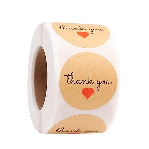 Healvian 2 Rollen Geschenkverpackungsband mit Roten Herzaufklebern Selbstklebende Kraftpapierrolle pro Rolle Dekoratives Tape für Valentinstag Kreative Geschenkverpackung Scrapbooking von Healvian
