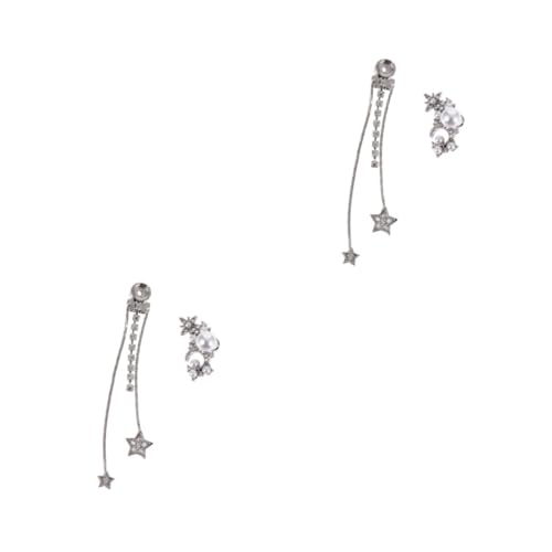 Healvian 2 Stck. Perlenkette Nagel Dekoration Stilvolle Diy Maniküre Schmuck für Einzigartige Fingernägel für Nagelkunstliebhaber und Kreative Designs von Healvian