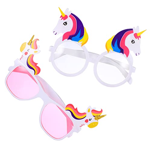 Healvian 2 Stück Einhorn Brillen Partygeschenke Partybrillen Für Cartoon Brillen Happy Birthday Brillen Neuartige Geburtstagsbrillen Brillen Für Partys Einhorn Party Mädchen Healvian 2 Stück Einhorn Brillen Partygeschenke Partybrillen Für Cartoon Brillen Happy Birthday Brillen Neuartige Geburtstagsbrillen Brillen Für Partys Einhorn Party Mädchen von Healvian